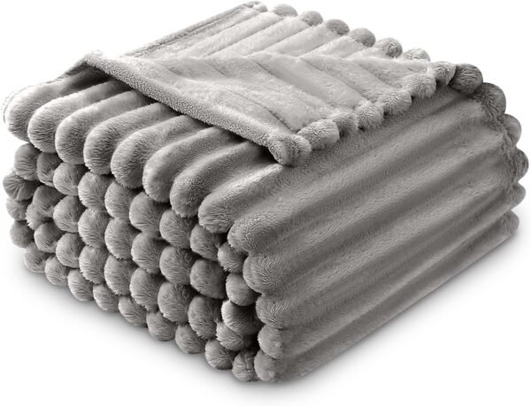 BEIGE OSUM RIBBED THROW - Image 13
