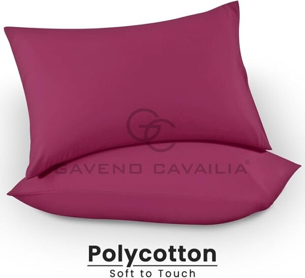 Navy Blue Plain Deluxe Pillow Cases - Image 3