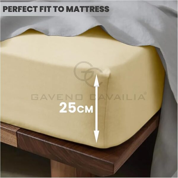 Duck Egg Plain Deluxe Fitted Sheet - Image 15