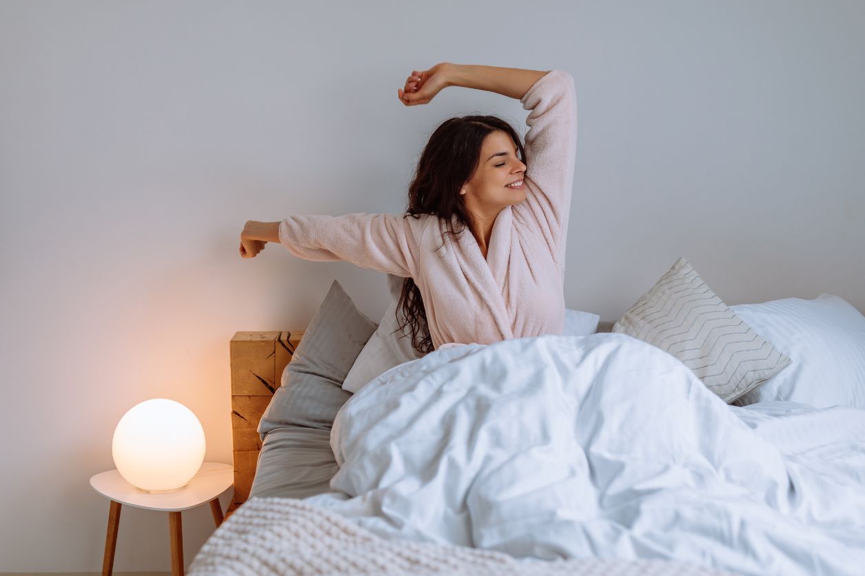 percale cotton bedsheets - bedtime routine